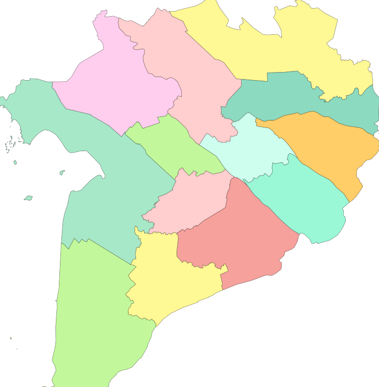 Dữ liệu biên giới quốc gia, địa giới hành chính