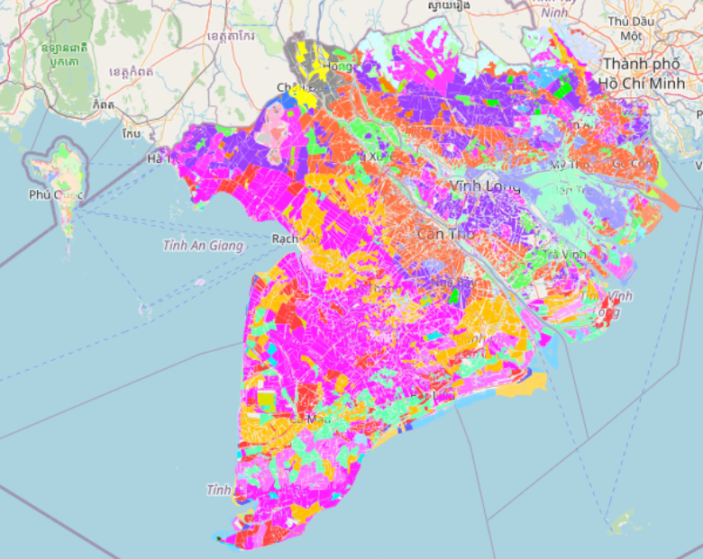 Tiềm năng đất cấp vùng đồng bằng sông Cửu Long